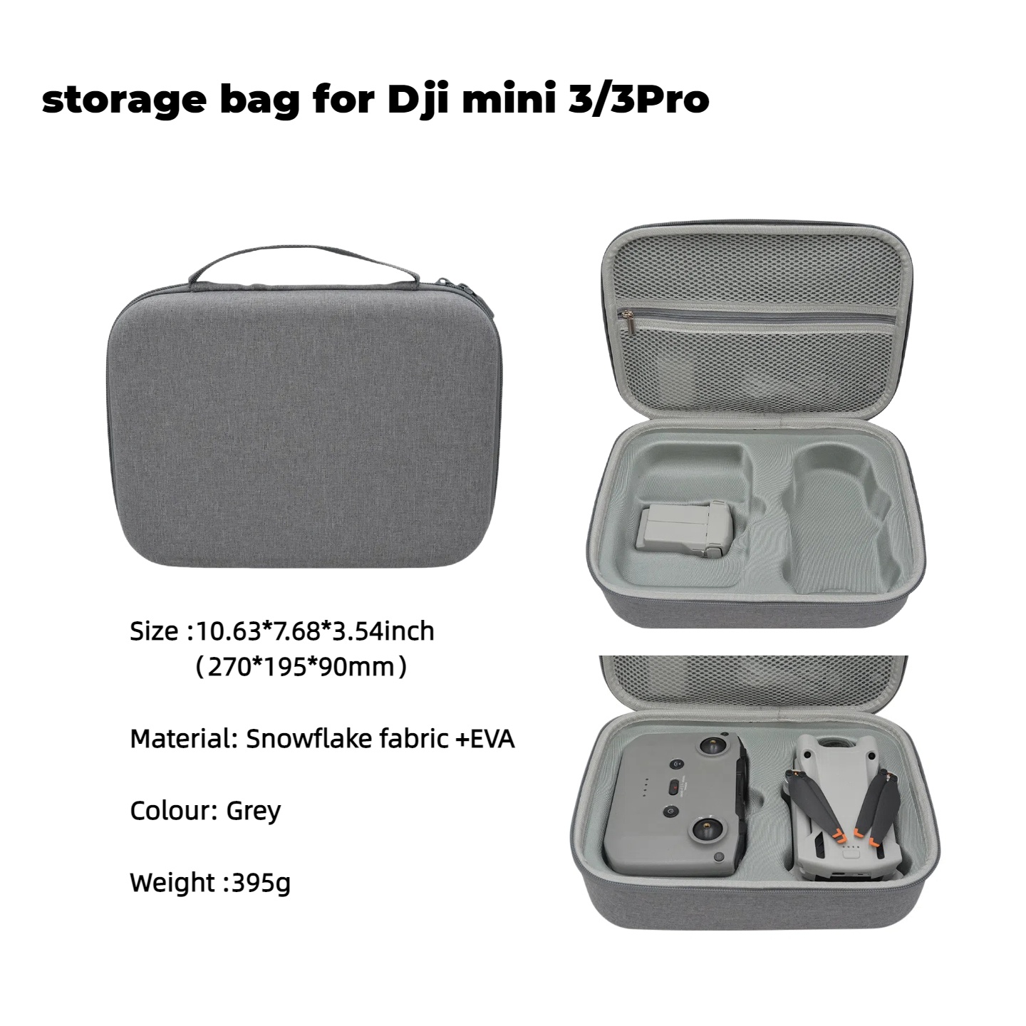 Dji Drone Mini 3 - Harde EVA Drone Tas Voor DJI