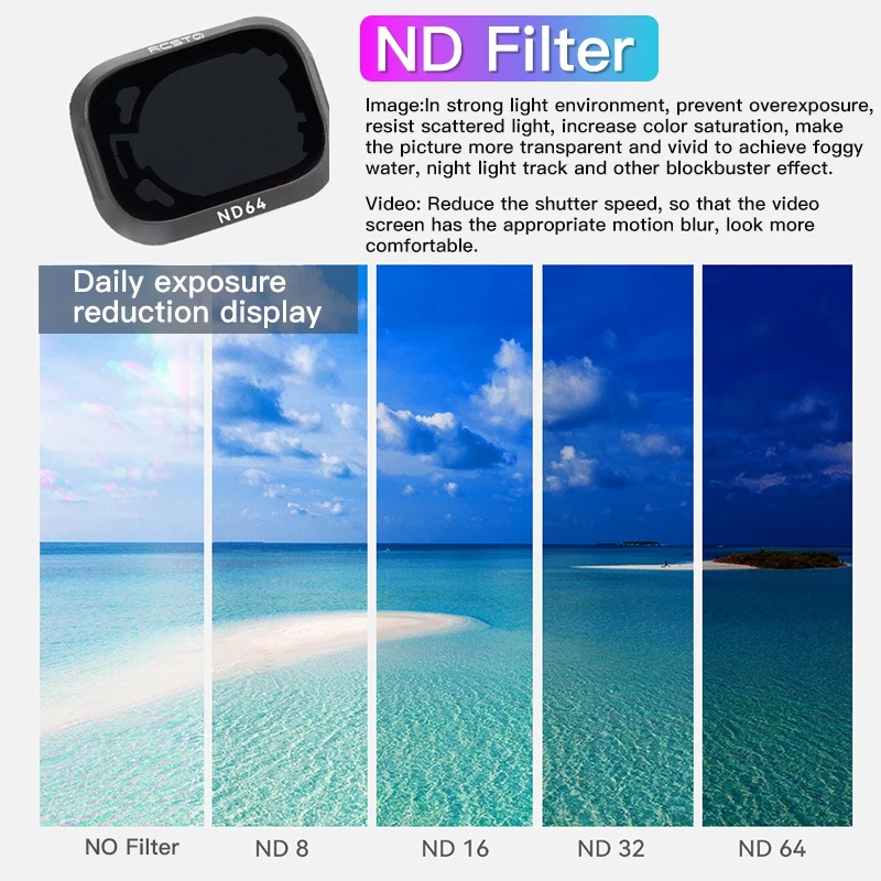RCSTQ Filterset voor DJI Mini  - Dji Drone Mini 3 recensie en prijs